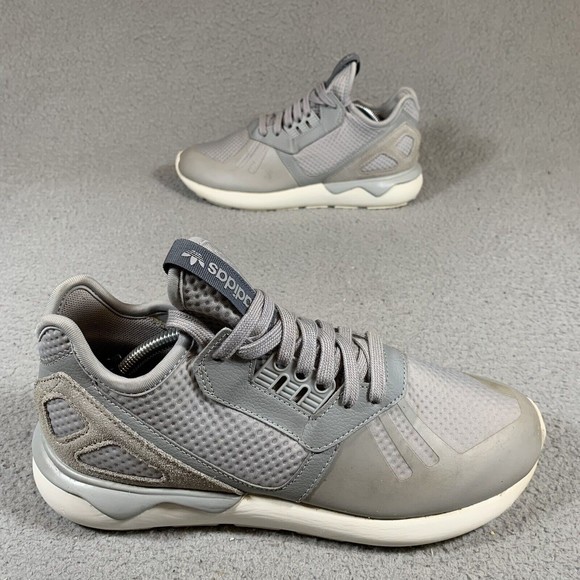 Adidas Originals Women's Tubular Running Shoes S75619 Grey/Onix/White size 7.5 - Picture 1 of 8